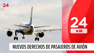 Publican nuevos derechos para personas que viajen en avión | 24 Horas TVN Chile