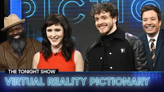 Virtual Reality Pictionary with Jack Harlow and Rachel Brosnahan | The Tonight Show
