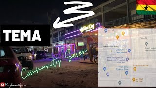 African Walk Video - Tema Community 7 Station | Prono Street | Greater Accra - Ghana