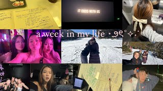 week in ma life; going to the snow, japan trip, studying + more ᡣ • . • 𐭩 ♡