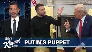 Trump Berates Zelensky, Vance Wants a Thank You, Jimmy's Oscars Recap & Guillermo on the Red Carpet