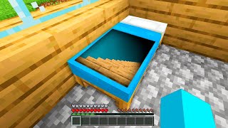 Descubrí una Base Secreta debajo de mi Cama en Minecraft😱