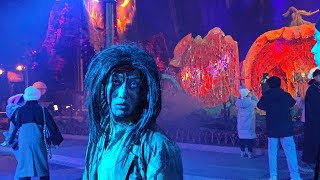 【4K】Scare Zone at Universal Studios Beijing's Halloween 北京ユニバーサルスタジオ ハロウィンのゾンビパレード 北京环球影城 万圣节惊叫区1111