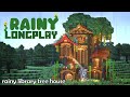 Minecraft Relaxing Longplay (No Commentary) - Library Tree House