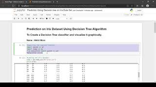 Analysis on Iris Dataset Using Decision Tree