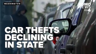 Car thefts decline in Washington state for first time in 5 years