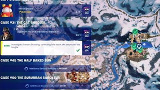 How to EASILY Investigate Canyon Crossing, collecting info about the suspected cat burglar Fortnite