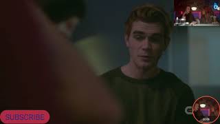 Riverdale 2x22 Jughead, Betty, Archie, Veronica scene part 3