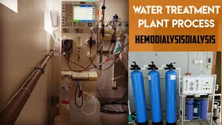 Water Treatment Plant Process ||  HEMODIALYSIS || R.O.SYSTEM || IN HINDI ||  3 -step explanation....