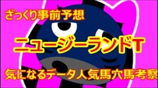 ニュージーランドT【4分半でわかる】ざっくり事前予想2018