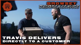 Travis Browne Personally Delivering Wagyu | Browsey Acres