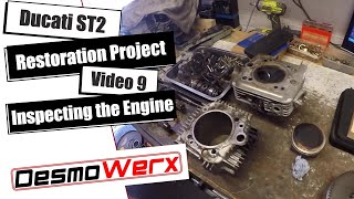 Ducati ST2 Restoration Project - Video 9 What to look for in a stripped engine