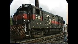 MEC U23B #288 working Winthrop,Maine  August 1989