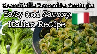 ORECCHIETTE con Broccoli and Acciughe #ItalianRecipe #dailyhomecooking #FilipinoInItaly