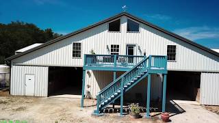 10.6 acre horse boarding/training barn with 24 stalls, indoor arena \u0026 2 homes for sale- Troy Mo