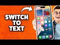 How To Switch Between Imessage And Text Message On iPhone 2026 (Step-By-Step Tutorial)