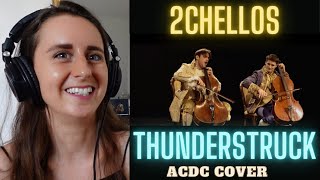 Singer Reacts to 2CELLOS - Thunderstruck - First Reaction to 2CELLOS