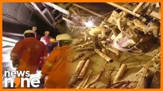 Rescue Teams Cut Rods Inside SLBC Tunnel | Ongoing Ops in Nagarkurnool | Telangana Tunnel Rescue