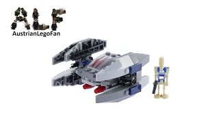 Lego Star Wars 75073 Vulture Droid Microfighters Series 2 - Lego Speed Build Review