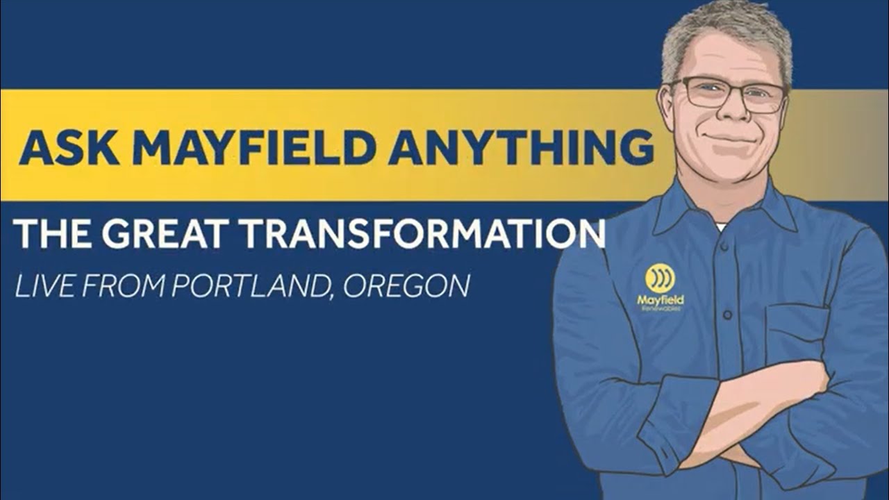 Live Ask Mayfield Anything The Great Transformation Youtube