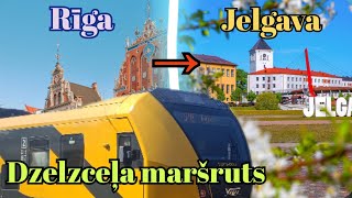 Dzelzceļa maršruts: Rīga - Jelgava / Железнодорожный маршрут: Рига - Елгава 🚈