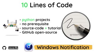 Windows Notification using #python | #qxresearch
