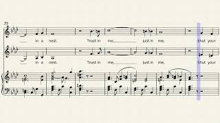 Trust in Me - The Jungle Book - an easy arrangement for SA choir and piano