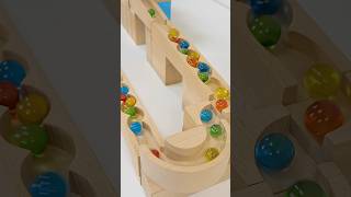 Marble Run Race ASMR ☆ Wooden Wave Slope \u0026 Colorful Marbles  HABA 小さな大工さん #asmr #marblerun