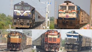 High Speed Diesel TRAINS | Sachkhand, Tapovan \u0026 Nandigram Express | Train Videos Indian Railways