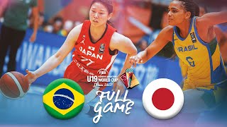 Brazil v Japan | Full Basketball Game | FIBA U19 Women's Basketball World Cup 2023