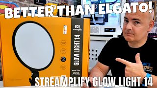 Elgato Key Light Alternative Streamplify GLOW Light 14 Remote Control Studio Light Panel