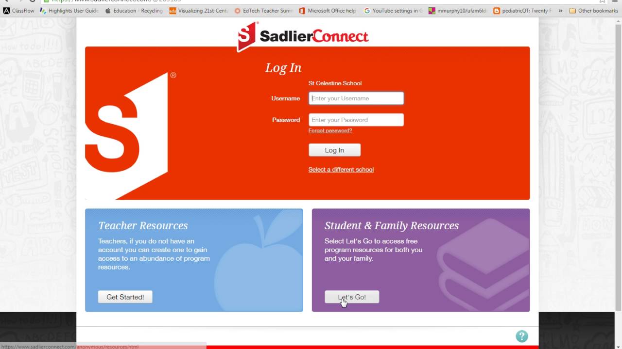 Sadlier Connect Online Resources For Parents - YouTube