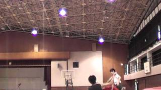 京都府立大学トランポリン練習20110824#01