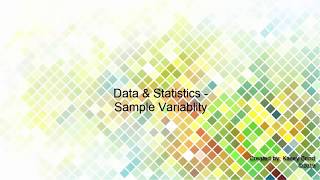 DS - Sample Variability