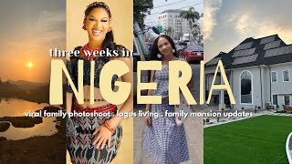 NIGERIA VLOG 2025 | viral family photoshoot, $12 boho braids, enugu, lagos + more | Vanessa Nneoma