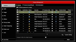 طريقة إضافة كاميرا جديده هيك فيجن Add  new camera in hikvison