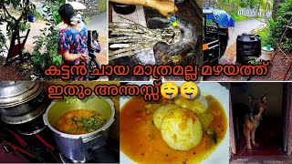 മഴയത്ത് അമ്മയുടെ ചൂട് ഇഡ്ഡലിയും സാമ്പാറും🤤 പിന്നെ ഞങ്ങടെ അമ്മൂസ് 🥰