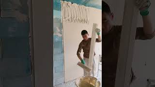 Wall plastering#shorts