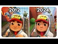 Evolution of Subway Surfers Classic Map (2012 - 2024)