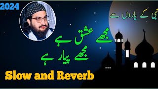Mujhy Ishq Hai Mujhy Pyar Hai || Mufti Saeed Arshad || Slow and Reverb || New Kalaam 2024.