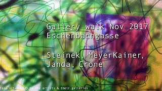 theartVIEw – Gallery walk Nov 2017 Eschenbachgasse