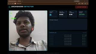 DROWSINESS DETECTION SYSTEM USING OPENCV AND DLIB