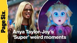 Anya Taylor-Joys weirdest Super Mario Galaxy Movie moments | Viral Press Tours