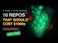 10 GitHub Repos So Good They Shouldn't Be Free — And the Paid Tools They Kill
