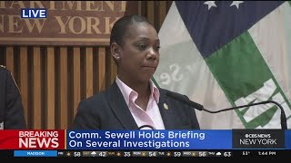 NYPD Commissioner gives updates on investigations