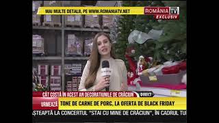 Cât costă decoraţiunile de Crăciun în 2022. Reportaj România Tv