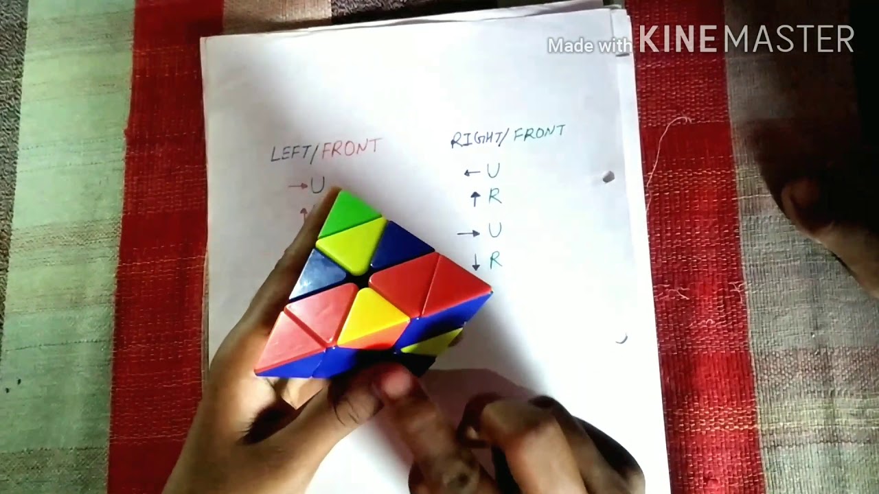 How To Solve Pyraminx Cube Youtube