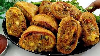 केवल 2 कच्चे आलू  से बना गरमा गरम कुरकुरा नाश्ता जो भी खाए खाता ही जाए | Crispy aalu ka nashta