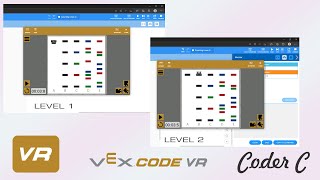 VexCode Counting Lines Challenge Level 1 and 2 || Coder C