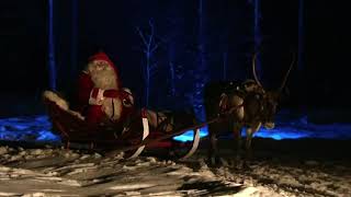 Santa departs on his annual Christmas journey